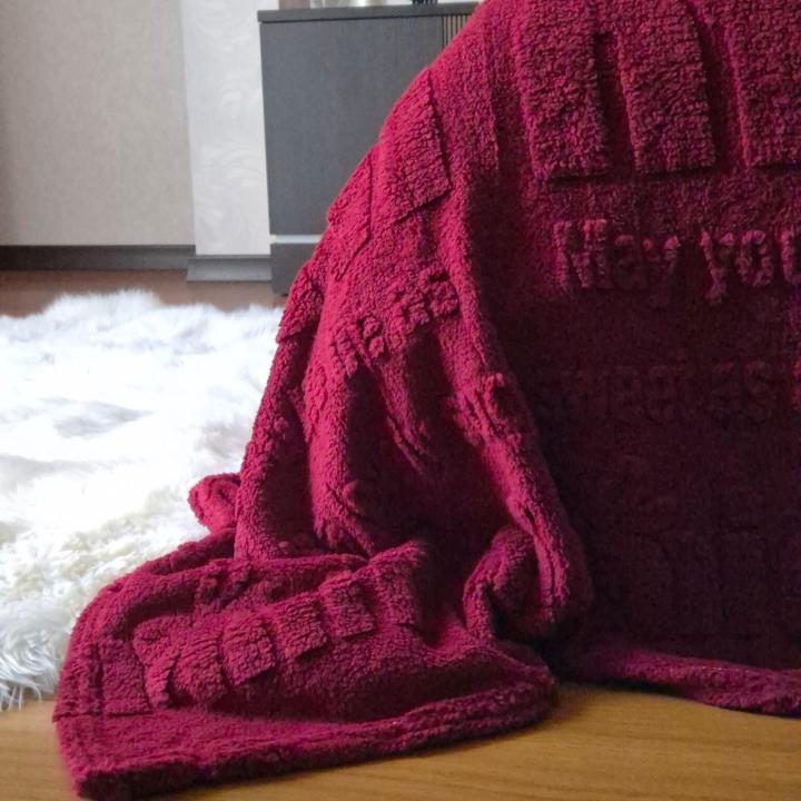 Плед софт Min (Бордовий, 150х200)